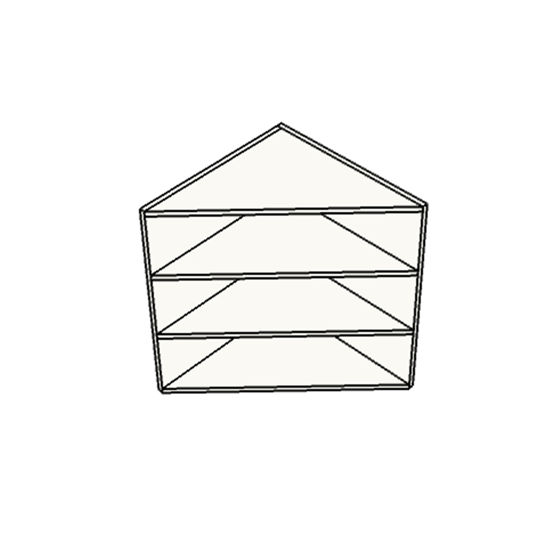 Picture of Wall End Shelf Cabinet