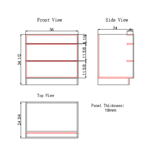 Picture of Drawer Cabinet (DB)